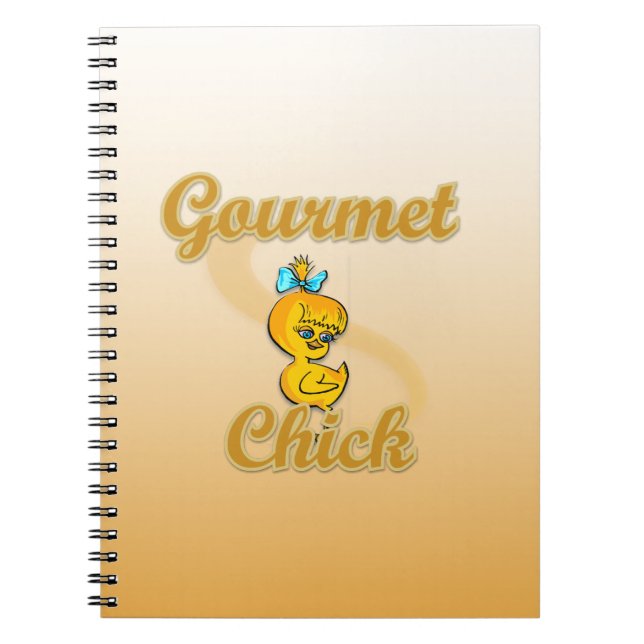Caderno Espiral Pintinho Gourmet (Frente)
