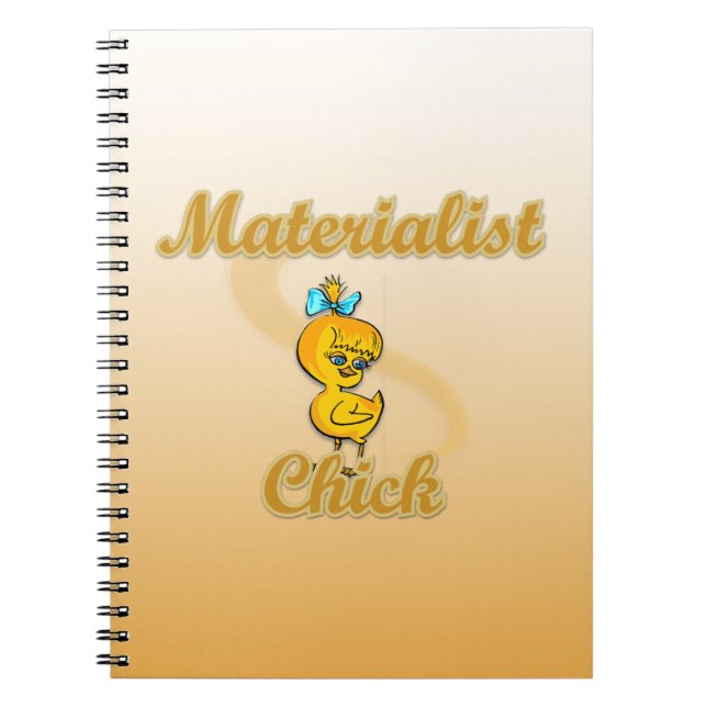 Caderno Espiral Pintinho materialista (Frente)