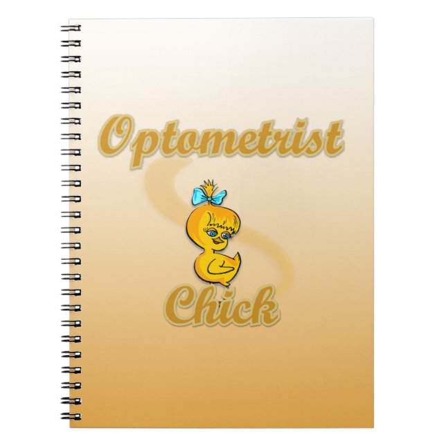 Caderno Espiral Pintinho optometrista (Frente)