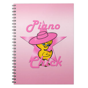 Caderno Espiral Pintinho para piano nº 8