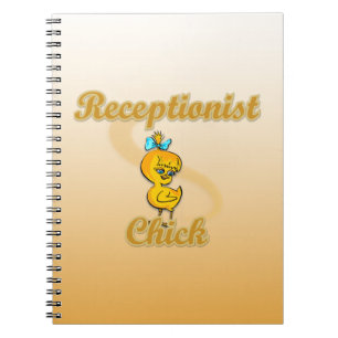 Caderno Espiral Pintinho recepcionista