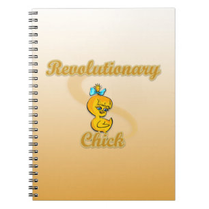 Caderno Espiral Pintinho revolucionário