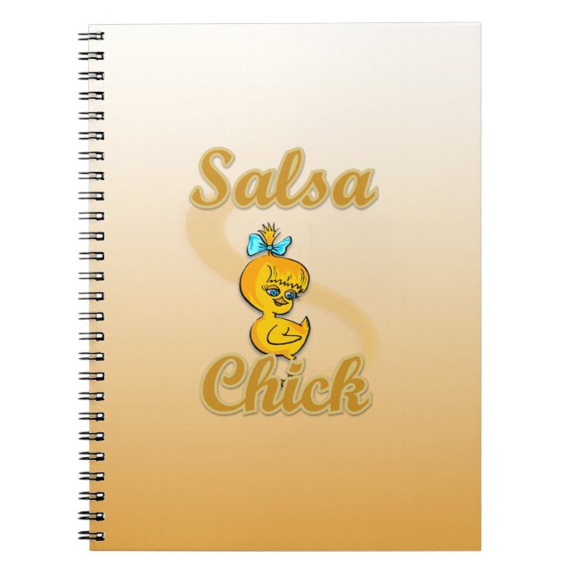 Caderno Espiral Pintinho Salsa (Frente)