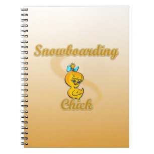 Caderno Espiral Pintinho Snowboard