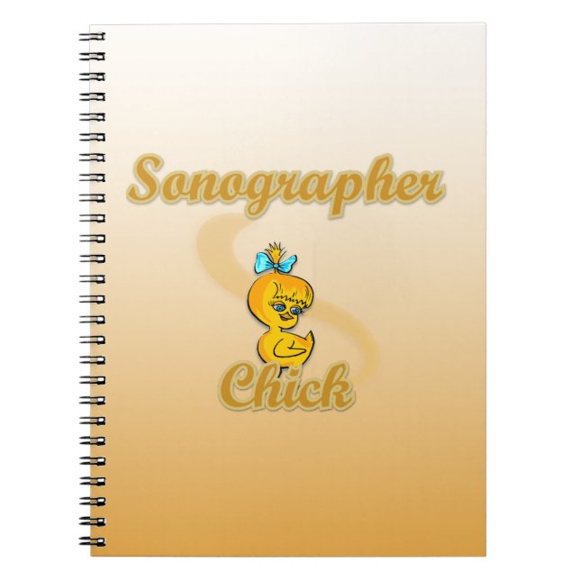 Caderno Espiral Pintinho Sonógrafo (Frente)