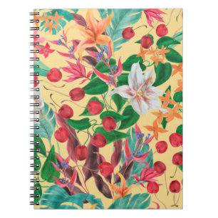 Caderno Espiral Pintor de aquarelas com padrão uniforme de beleza