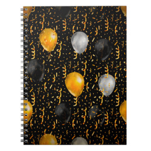 Caderno Espiral Pintura a óleo decorativa. Arte dinâmica vibrant