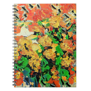 Caderno Espiral Pintura A Óleo Retro: Monet Van Gogh