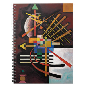 Caderno Espiral Pintura Abstrata de Kandinsky Obra de Arte Clássic