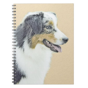 Caderno Espiral Pintura Australiana De Pastores - Arte Original De