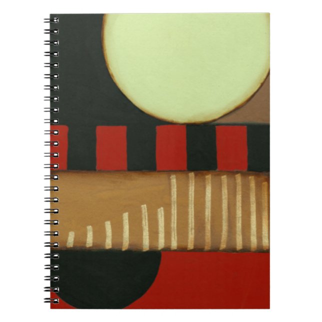 Caderno Espiral Pintura com Painel do Estilo Loft Contemporâneo (Frente)