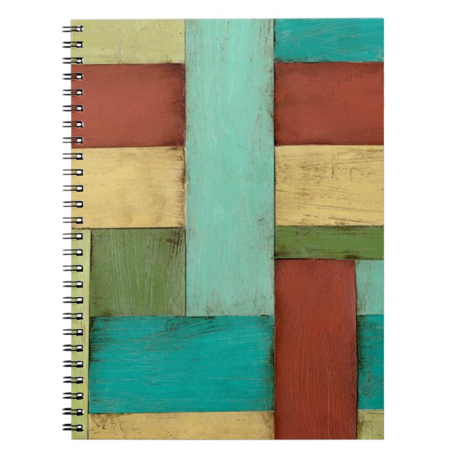Caderno Espiral Pintura Costeira Contempoary Multicolor (Frente)