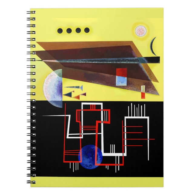 Caderno Espiral Pintura da Aliança Interna de Wassily Kandinsky (Frente)