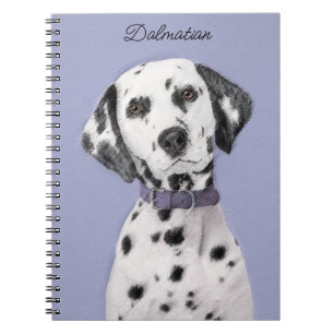 Caderno Espiral Pintura Dalmática - Arte Cachorra Original