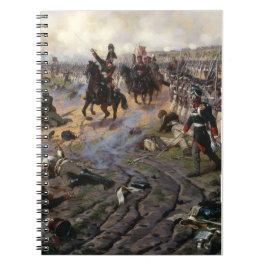 Caderno Espiral Pintura das Guerras Napoleônicas: tropas francesas