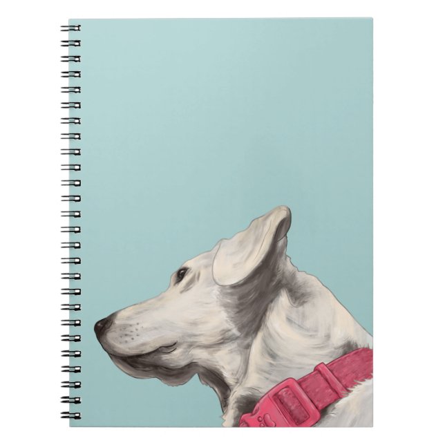 Caderno Espiral Pintura de cães (Frente)