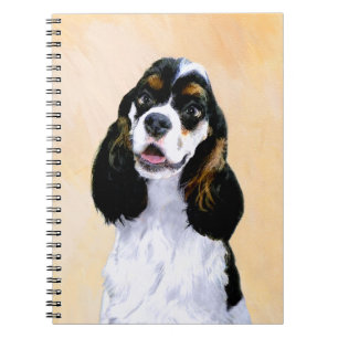 Caderno Espiral Pintura De Cocker Spaniel (Participante) - Arte De