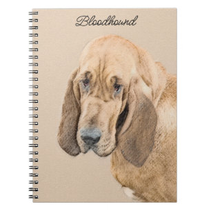 Caderno Espiral Pintura de galhões - Arte de Cachorro Original