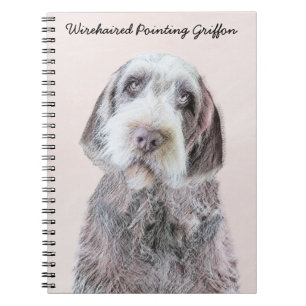 Caderno Espiral Pintura de Griffon por Cabeireiros - Arte Canina