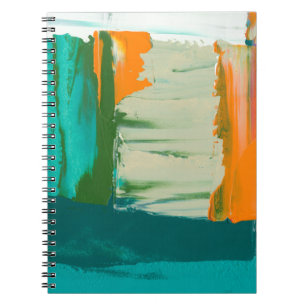 Caderno Espiral Pintura de impressão de expressão livre multicol