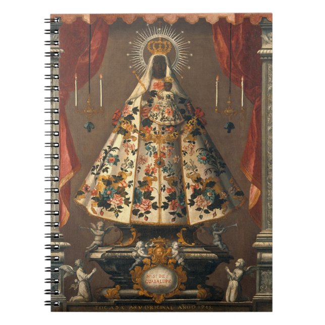 Caderno Espiral Pintura de Madonna Preta 1745 (Frente)