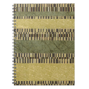 Caderno Espiral Pintura de painel com vários padrões