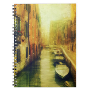 Caderno Espiral Pintura do Canal de Veneza