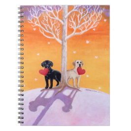 Caderno Espiral Pintura dos Labradores de inverno