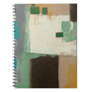 Caderno Espiral Pintura Expressionista com Traços Pesados de Pinc