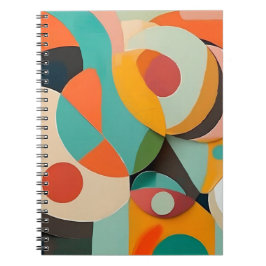 Caderno Espiral Pintura Moderna do meio século, Várias Cores