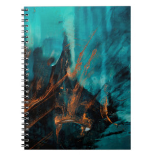 CADERNO ESPIRAL PINTURA MULTICOLOCADA