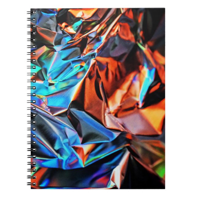 Caderno Espiral Pintura multicolor de abstrato (Frente)