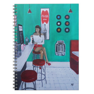 Caderno Espiral Pintura Runaround Sue por Alfred Fox