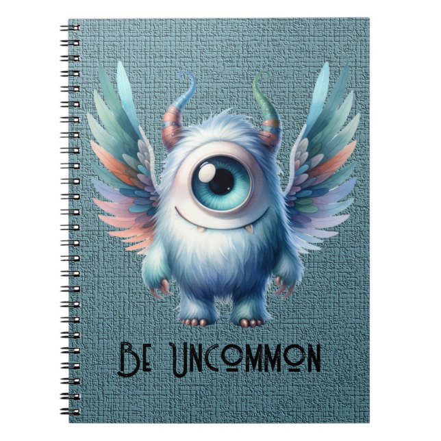 Caderno Espiral Pip - Monstro De Um Olho - Notebook Espiral Person (Frente)