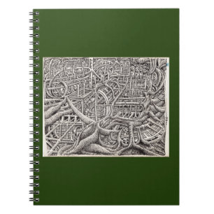Caderno Espiral Pipescape, de Brian Benson