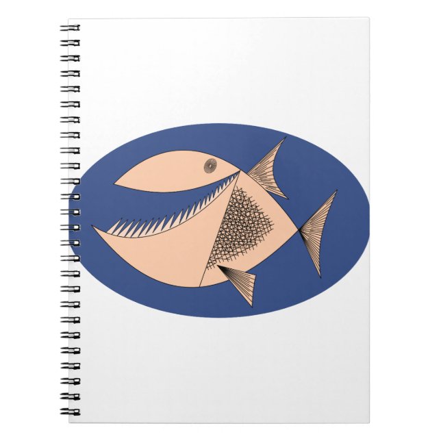 Caderno Espiral Piranha Fish (Frente)