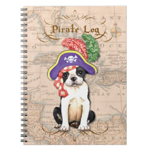 Caderno Espiral Pirata Terrier de Boston