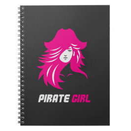 Caderno Espiral Pirate Girl Baddie Aesthetic