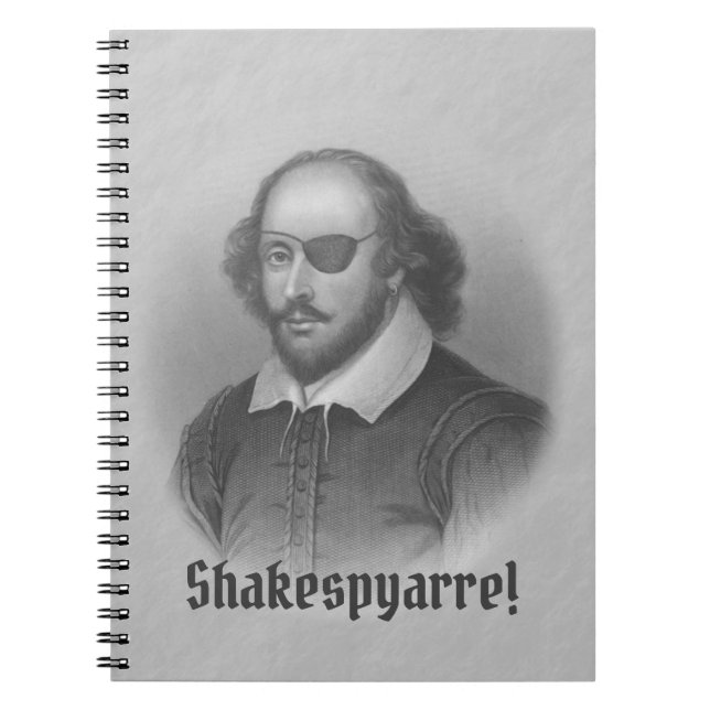 Caderno Espiral Pirate Shakespeare (Frente)