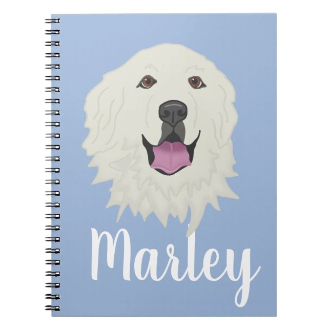 Caderno Espiral Pirenéus de Excelente personalizáveis (Frente)
