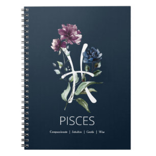 Caderno Espiral Pisces Traits