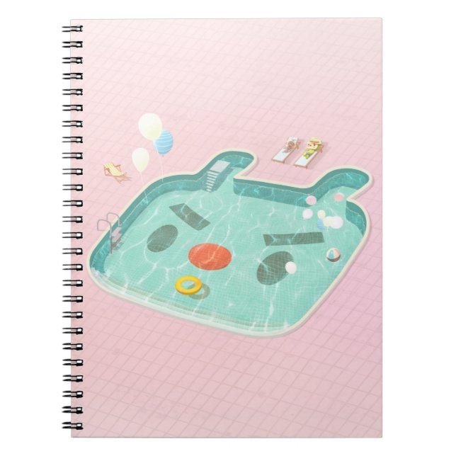 Caderno Espiral Piscina (Frente)