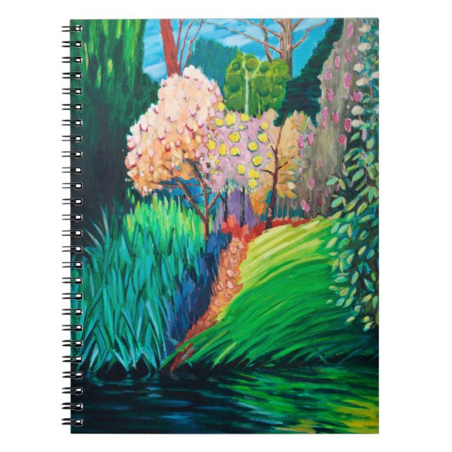 Caderno Espiral Piscina escura (Frente)