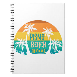 Caderno Espiral Pismo Beach Retro