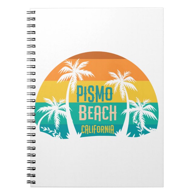 Caderno Espiral Pismo Beach Retro (Frente)