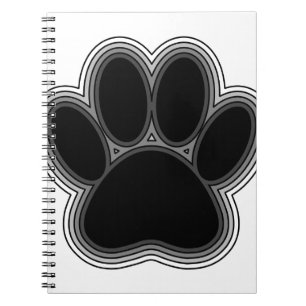 Caderno Espiral Pista De Cães Com Descrições