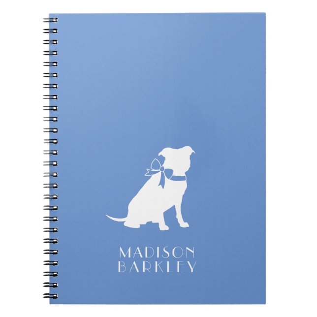 Caderno Espiral Pit Bull Dog Puppy Pitbull (Frente)