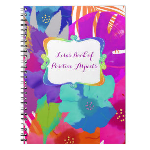 Caderno Espiral PixDezines bali kai/livro de aspectos positivos