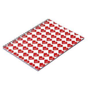 Caderno Espiral Pixel Heart 8 Bit Love