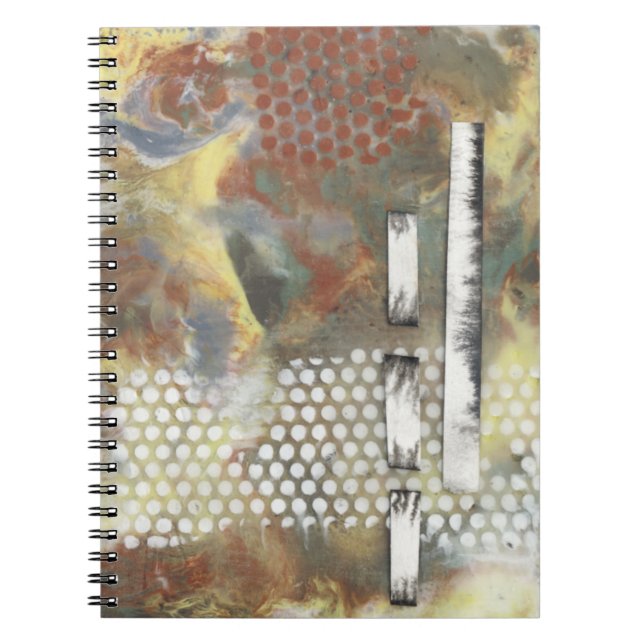 Caderno Espiral Pixels II marmoreados (Frente)